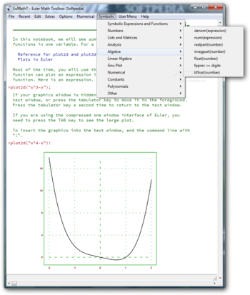 Portable Euler Math Toolbox screenshot 10