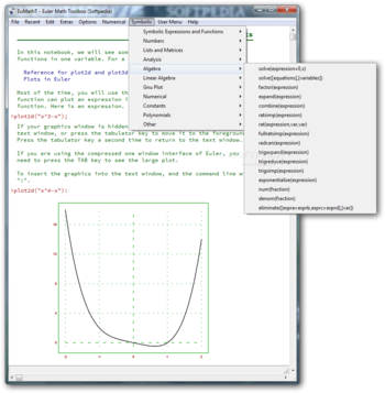 Portable Euler Math Toolbox screenshot 11