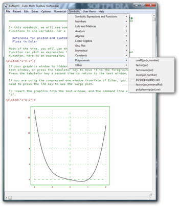 Portable Euler Math Toolbox screenshot 12