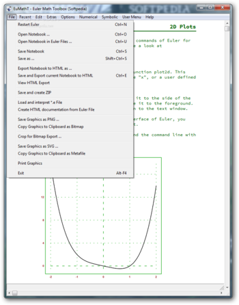 Portable Euler Math Toolbox screenshot 2