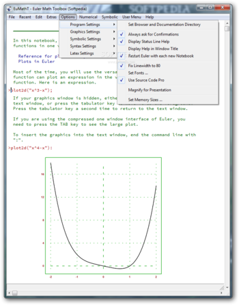 Portable Euler Math Toolbox screenshot 5