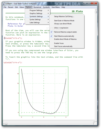 Portable Euler Math Toolbox screenshot 6