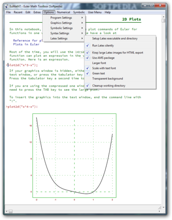 Portable Euler Math Toolbox screenshot 7