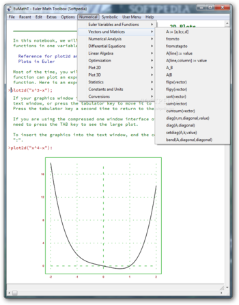 Portable Euler Math Toolbox screenshot 8