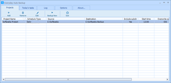 Portable Everyday Auto Backup screenshot