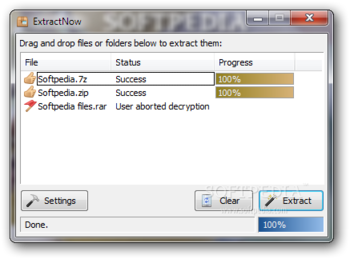 Portable ExtractNow screenshot