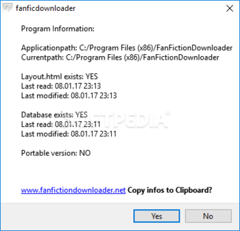 Portable FanFictionDownloader screenshot 5