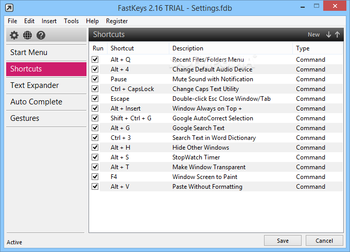 Portable FastKeys screenshot 2