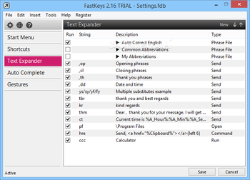 Portable FastKeys screenshot 3