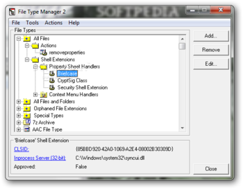 Portable File Type Manager screenshot 2