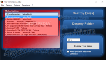 Portable Files Terminator Free screenshot 2