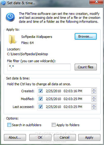 Portable FileTime screenshot