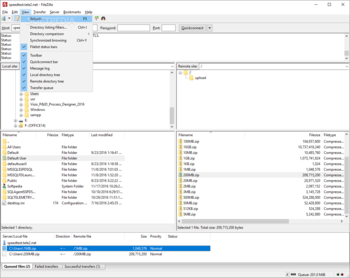 Portable FileZilla screenshot 13