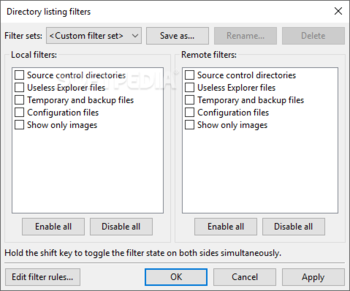 Portable FileZilla screenshot 14