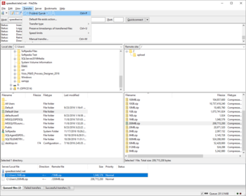 Portable FileZilla screenshot 15