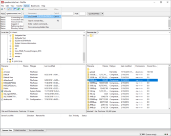 Portable FileZilla screenshot 18