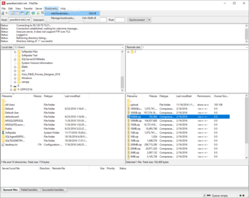 Portable FileZilla screenshot 19