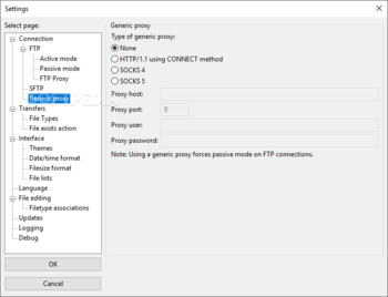 Portable FileZilla screenshot 26