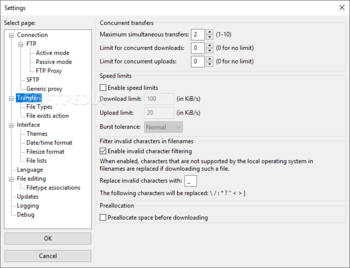 Portable FileZilla screenshot 27