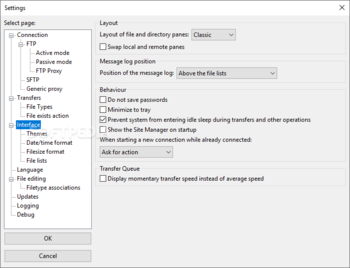 Portable FileZilla screenshot 30