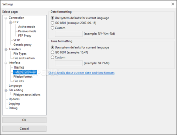 Portable FileZilla screenshot 32