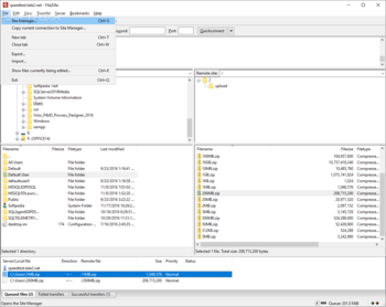 Portable FileZilla screenshot 5