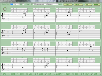 Portable First Song Editor screenshot