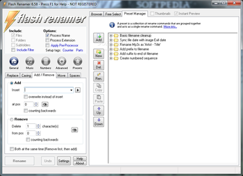 Portable Flash Renamer screenshot 3