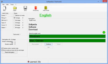 Portable Flashcards screenshot