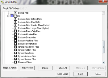 Portable Folder Synchronize Script Editor screenshot 3