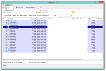 Portable FolderSynch screenshot 3