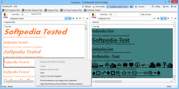 Portable FontViewOK screenshot