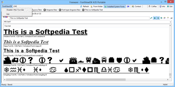 Portable FontViewOK screenshot 2