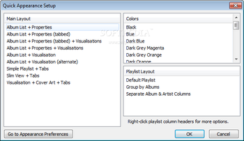 Portable foobar2000 screenshot 2