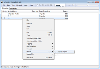 Portable foobar2000 screenshot 3