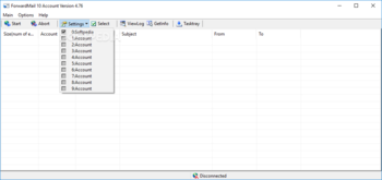 Portable ForwardMail screenshot