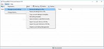 Portable ForwardMail screenshot 3