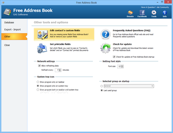 Portable Free Address Book screenshot 4