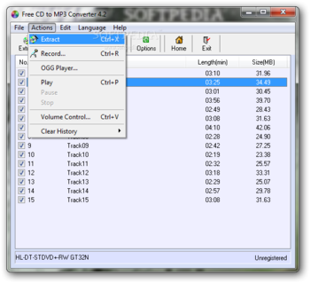 Portable Free CD to MP3 Converter screenshot 3