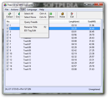 Portable Free CD to MP3 Converter screenshot 4