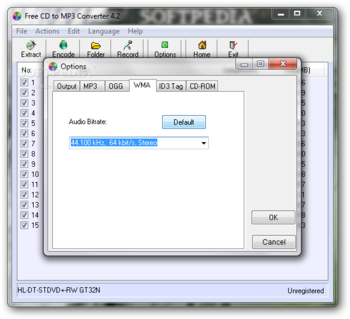 Portable Free CD to MP3 Converter screenshot 8