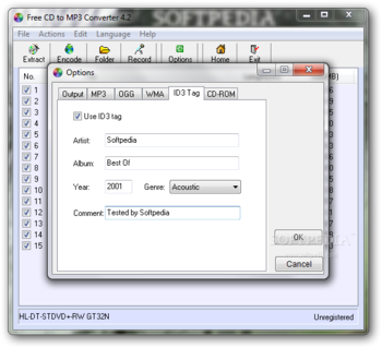 Portable Free CD to MP3 Converter screenshot 9