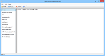 Portable Free Clipboard Viewer screenshot