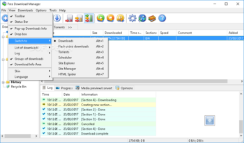 Portable Free Download Manager screenshot 3