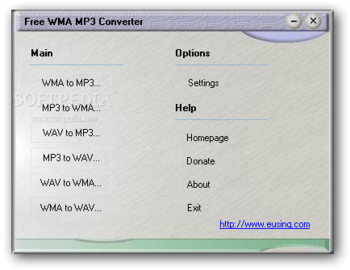 Portable Free WMA MP3 Converter screenshot