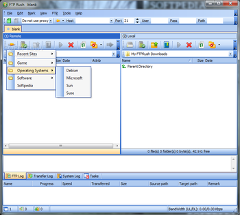 Portable FTPRush screenshot