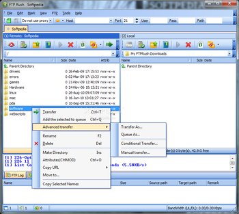 Portable FTPRush screenshot 2