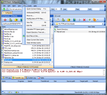 Portable FTPRush screenshot 4