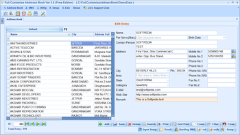 Portable Full Customize Address Book screenshot