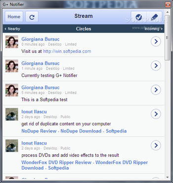 Portable G+ Notifier screenshot 5